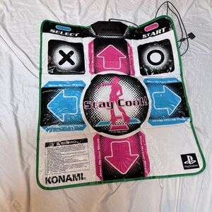 Konami Dance Mat for PlayStation - Pink and Blue